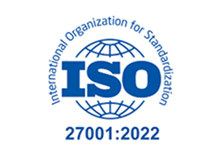 ISO/IEC 27001:2022 certification mark